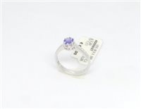 Anello Lorenza Gioielli Donna Classico 6 Punte in Oro Tanzanite 0.6 Ct A0006GT-15 - A0006GT-15